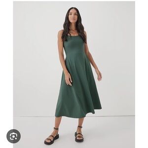 Pack Fit and Flare Dress In Green